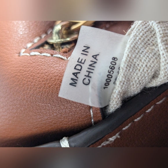 Tory burch Jessie Chain-Embellished Leather Satchel Rare!! - Picture 12 of 12